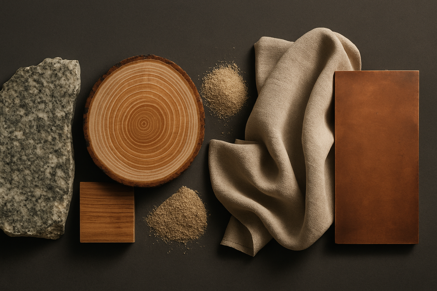 Natural materials collection